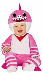Strój Mały Rekin Różowy Rekina Baby Shark 80