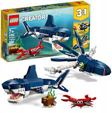 Lego Creator Morskie stworzenia 3w1 31088 Rekin Ryba