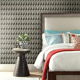 RoomMates RMK11605RL tapeta samoprzylepna Paragon geometryczna, winyl, brązowy