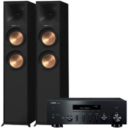 Klipsch R-600F II Yamaha R-N600A Amplituner stereo