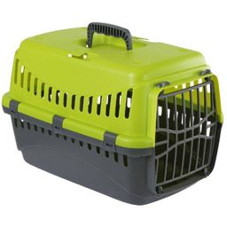 Kerbl Klatka transportowa Expedion 1 zielona/ciemnoszara do 10kg