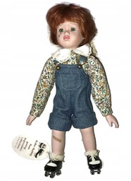 Porcelonowa lalka Heritage Mint Ltd Roller Skating