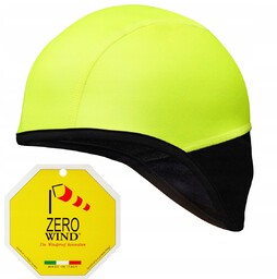 Zimowa Czapka Zerowind do Biegania na Rower _Fluo