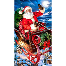 PUZZLE ŚWIĄTECZNE MIKOŁAJ GWIAZDOR A3 252 el