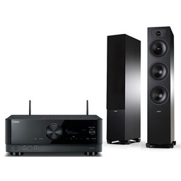 YAMAHA Zestaw stereo RX-V6A + INDIANA LINE Tesi