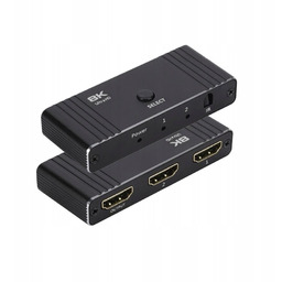 Sumator Rozgałęźnik Rozdzielacz Splitter sygnału HDMI 2.1 8K