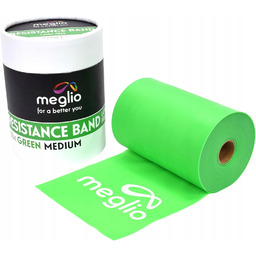 Guma Taśma Do Ćwiczeń Rehabilitacyjna Rozciąganie Zielona 23M