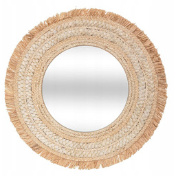Lustro Okrągłe Boho Orientalne wiszące Celia 68 cm