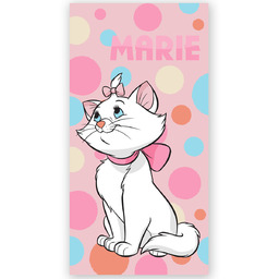 Ręcznik kąpielowy dla dziecka FROTTE Kotka Marie jasny