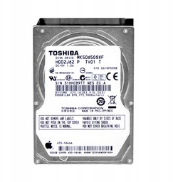 Toshiba 500GB 5.4K 8MB Sata II 2.5'' MK5065GSXF