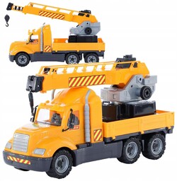 Wader 55613 Volvo Duża Ciężarówka Dżwig platforma 360°