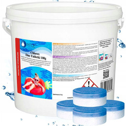 Chlorox Duo Tabletki 5KG Wielofunkcyjne Chlor Do Basenu