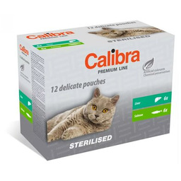 CALIBRA Karma dla kota Premium Sterilised Multipack (12