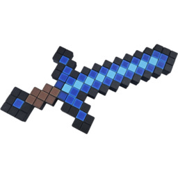 Pikselowy Miecz Minecraft Pixel Sword 34 cm
