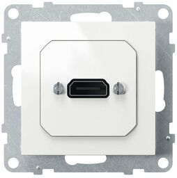 SUNO - Gniazdo HDMI - 1.4, Biały -
