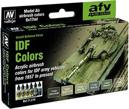 Vallejo Model Air Set - IDF Army Colors