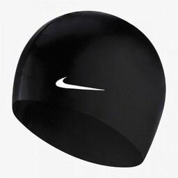 Czepek Pływacki Nike Silikonowy Na Basen Czarny