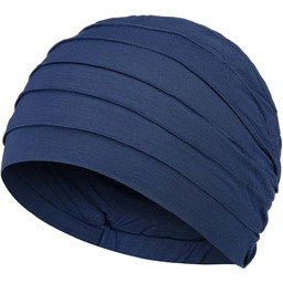 Turban Yoga Uni Bamboo by Christine Headwear, ciemnoniebieski,