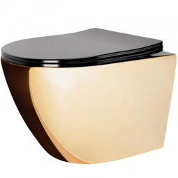 REA-C8990 Carlo Mini Rimless Duroplast/Flat/ZM Black Gold Misa