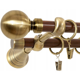 Karnisz 320 cm Podwójny 3,2 mb Prof. karnisze