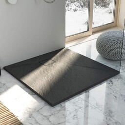 Rea Brodzik prysznicowy Magnum Black 90x90