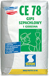 Gips szpachlowy CE-78 Semin 20 kg
