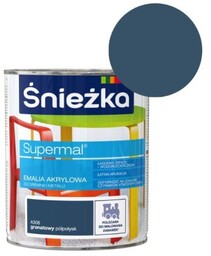 ŚNIEŻKA Emalia akrylowa SUPERMAL A306 granatowy 0,8L półpołysk