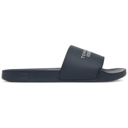 Klapki Tommy Hilfiger Raised Pool Slide FM0FM05761 Granatowy