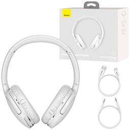 Słuchawki Bluetooth 5.3 Baseus Encok D02 Pro (białe)