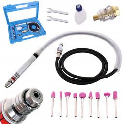 Szlifierka pneumatyczna trzpieniowa palcowa mini Rotake rękojeść wielokątna