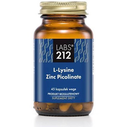 Labs212 L-Lysine Zinc Picolinate, 45 kaps.