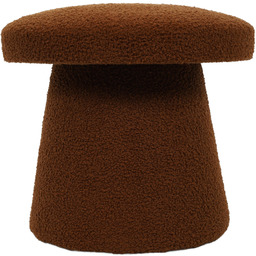 Home Styling Collection Pufa okrągła tapicerowana TEDDY grzybek