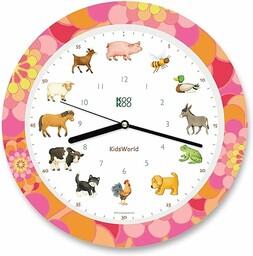 KOOKOO KidsWorld Sunny Flower, zegarek gospodarski z 12