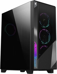 Szkło AORUS C500  czarne etui do gier