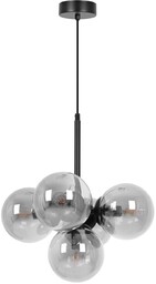 Lampa wisząca z grafitowymi kloszami K-5365 MEGAN, regulowana