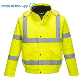 S463 - Kurtka ostrzegawcza Bomber 300D - żółty