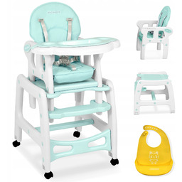 Krzesełko Do Karmienia Sinco Dla Dzieci Składane Taca