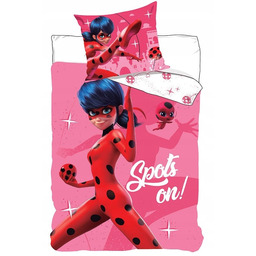 Bawełniana pościel dla dziewczynki Miraculous poszewki