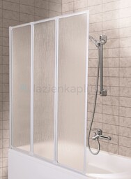 ARMATURA KRAKÓW 170-04010P STANDARD PARAWAN 3 -ELEMENTOWY BIAłY