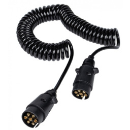 Przewód elektryczny spiralny KAMAR E1219 5m 12V wtyczki