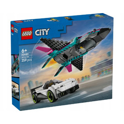 Lego 60489 City Odrzutowiec kontra samochód