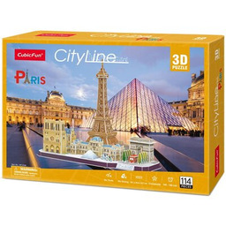 CUBIC FUN Puzzle 3D City Line Paris MC254H