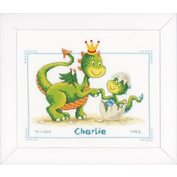 VERVACO Haft Krzyżykowy Liczony Zestaw Metryczka dla Dziecka