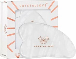 CRYSTALLOVE Płytka do masażu twarzy gua sha