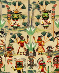Tapeta MINDTHEGAP THE CURATOR''S CABINET HOPI SPIRIT Taupe