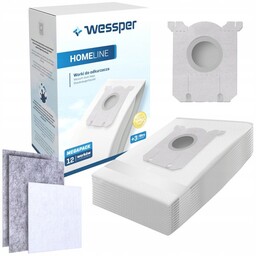 Worki Do Odkurzacza Wessper Homeline Electrolux/Philips S-Bag, 12