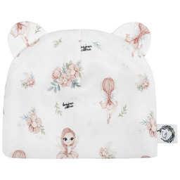 Bonjour Cherie Czapeczka niemowlęca bawełna organiczna Wróżki, Rozmiar: