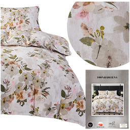 Pościel 140 x 200 2cz Flanela Bawełna Ann