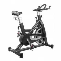 Masywny Spinningowy Rower Treningowy inSPORTline Airin Czarno-srebrny