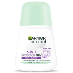 Garnier Mineral Dezodorant roll-on 6in1 Protection 48h Floral